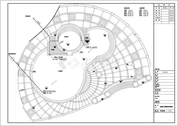 某环泳施CAD施工节点完整设计图-图一