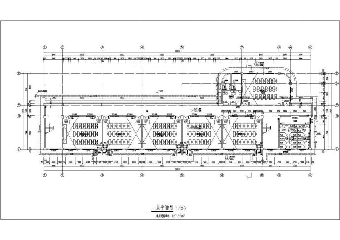 湖州市某小学2970平米4层框架结构教学楼建筑CAD设计图纸_图1
