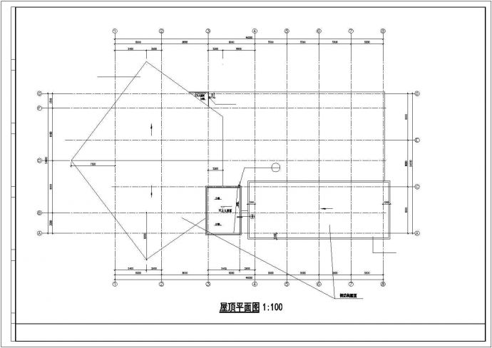 三层小区会所建筑施工cad图(带效果图)_图1