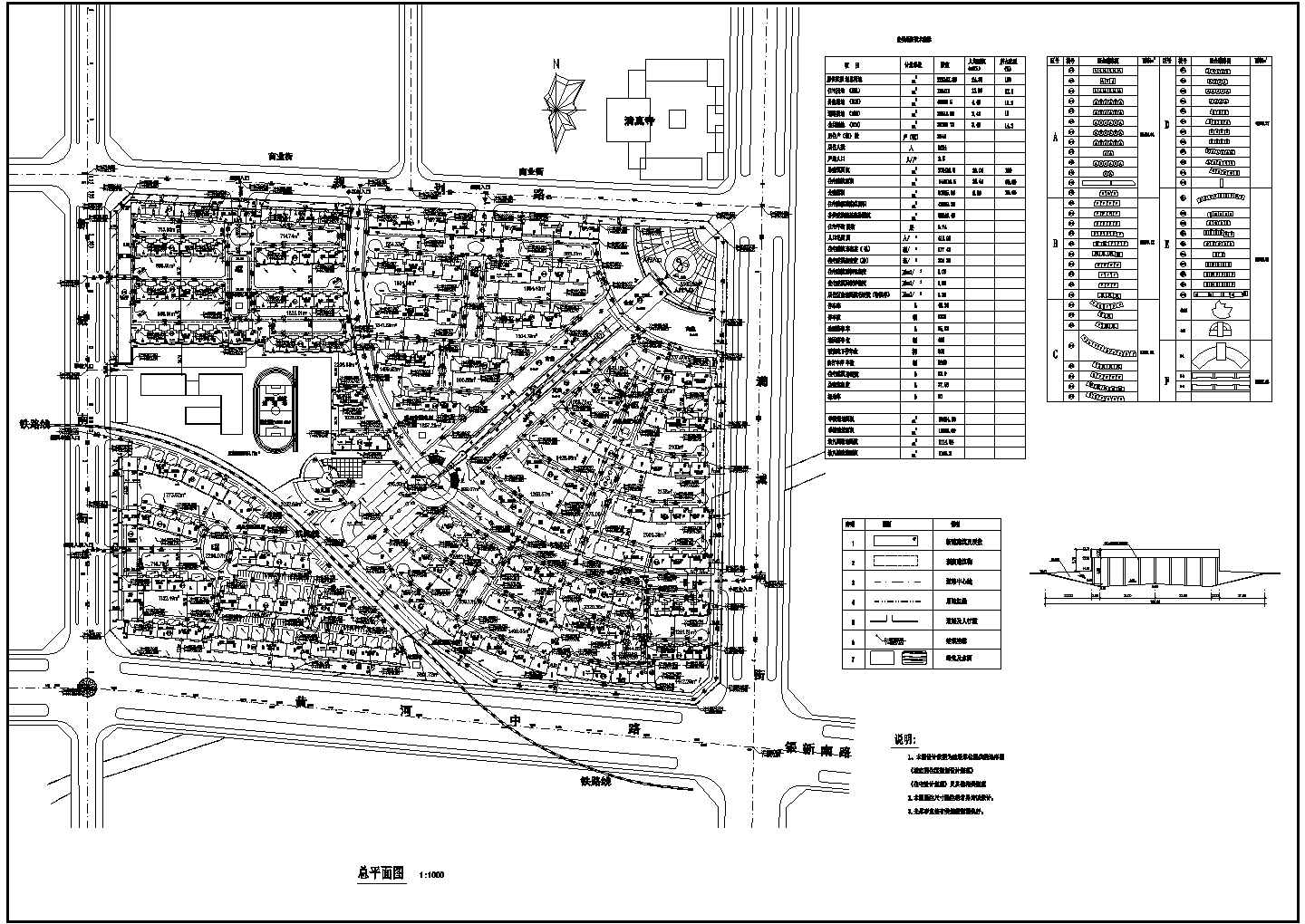 225167.85平米住宅规划施工图
