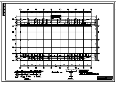 某地上二层钢网架结构农贸市场结构施工cad图_农贸市场施工_图1