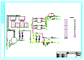 某换热站全套管道系统cad设计施工图_图1
