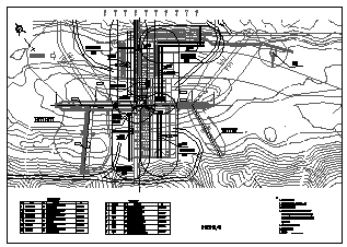 某混凝土水电站整套设计cad方案图纸-图二