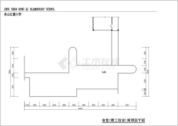 学校设计_红旗小学设计全套CAD图-图一