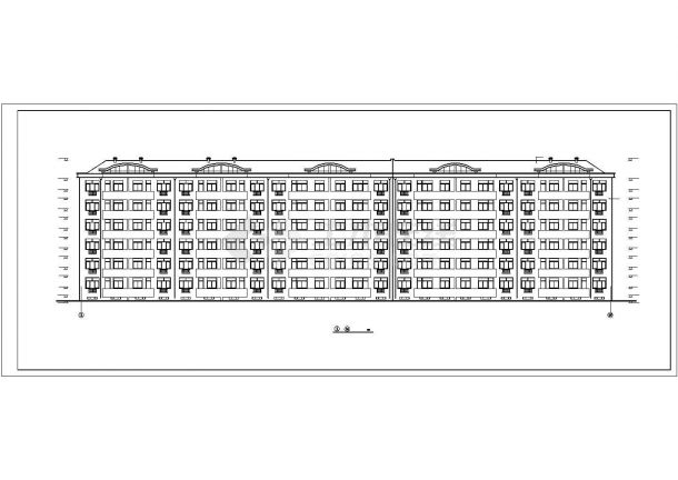 某小区6800平米6+1层框架结构住宅楼全套给排水设计CAD图纸-图一