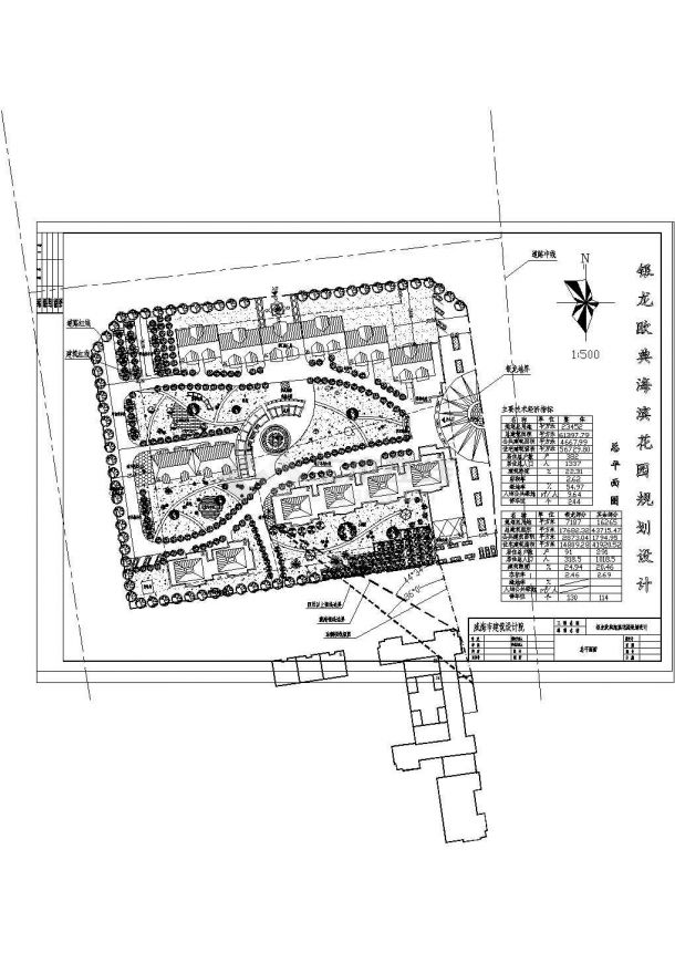 银龙欧典海滨花园规划设计图-图一
