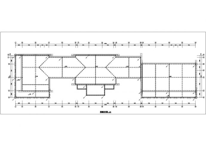 某小区1100平米2层框混结构商业综合楼全套电气系统设计CAD图纸_图1