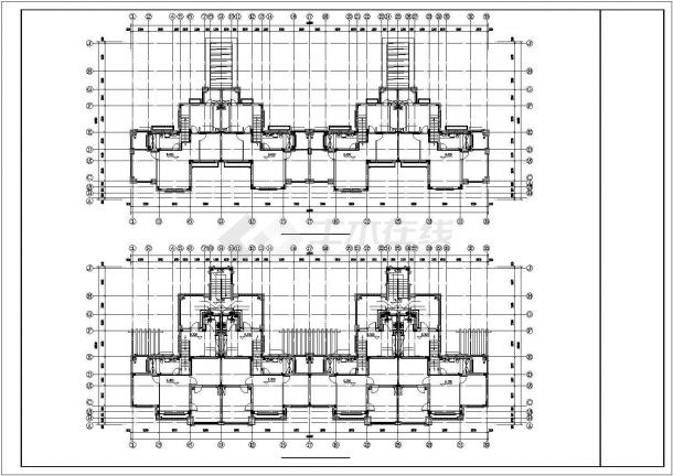 宜昌市某小区四层砖混结构住宅楼全套给排水设计CAD图纸（6套方案）-图一