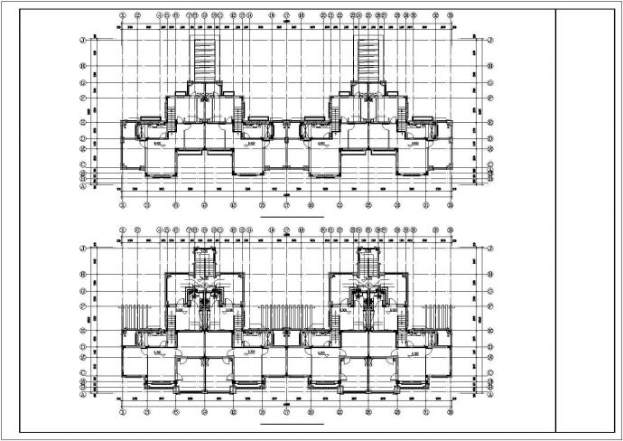 宜昌市某小区四层砖混结构住宅楼全套给排水设计CAD图纸（6套方案）_图1