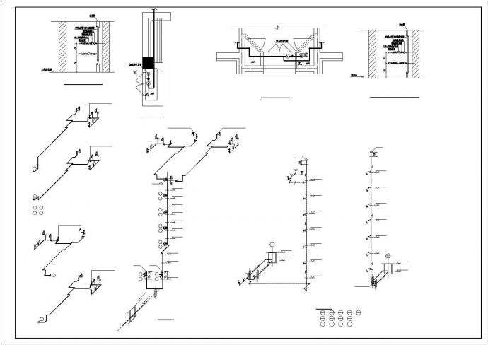 沈阳市某小区5+1层砖混结构住宅楼立剖面设计CAD图纸（4套方案）_图1