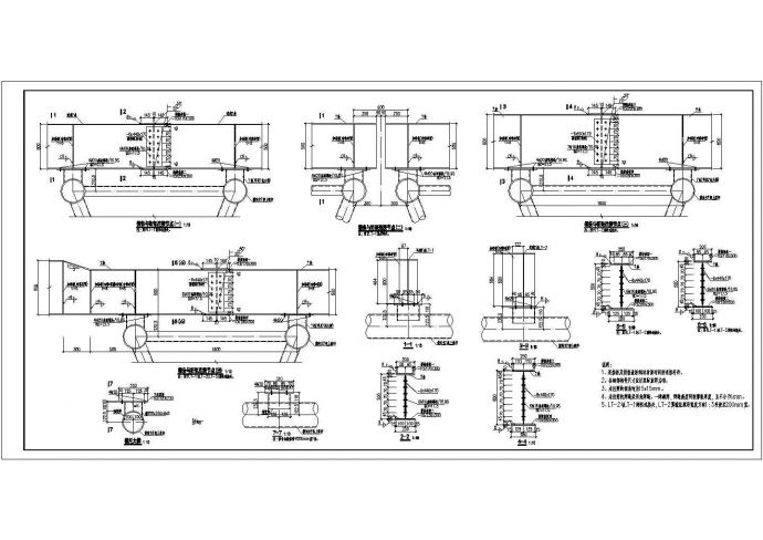 某檩条与桁架连接节点构造CAD设计详图_图1