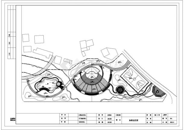 某舟山公园设计CAD大样完整构造施工图-图一