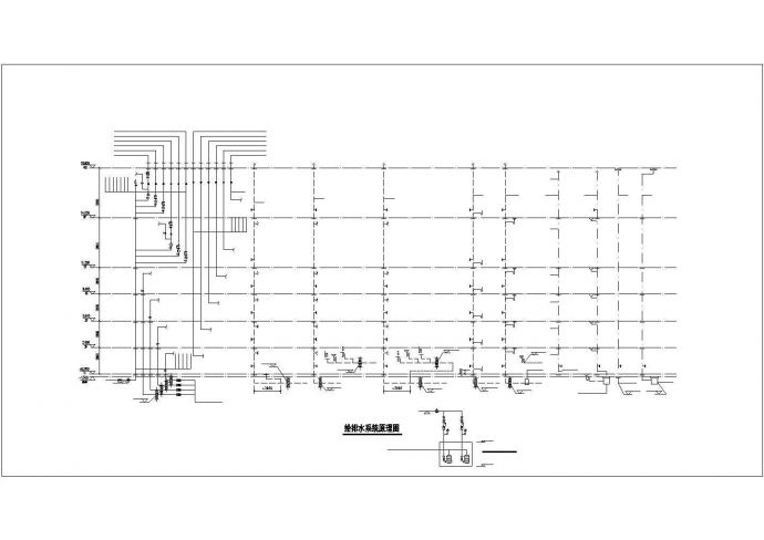 6层砖混结构住宅楼全套给排水设计CAD图纸（含半地下室/2套方案）_图1