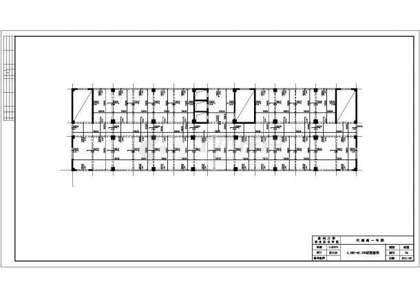 某11155平米15层框剪结构设计住宅楼结构CAD施工图-图一