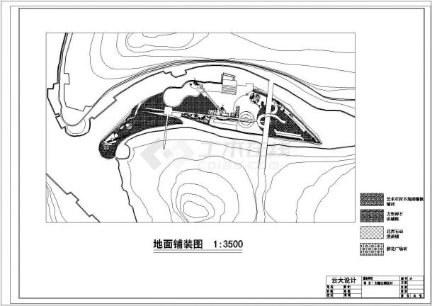 某重庆水映长岛公园CAD完整详细设计方案-图二
