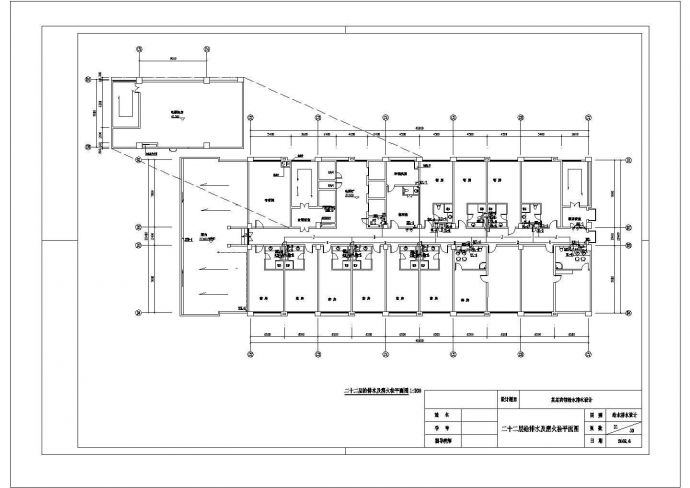 某带地下室宾馆给排水CAD设计施工完整全套图_图1