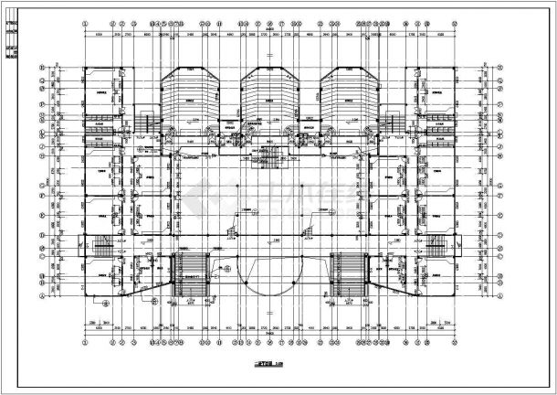 学校设计_某学校全套建筑施工CAD图-图二