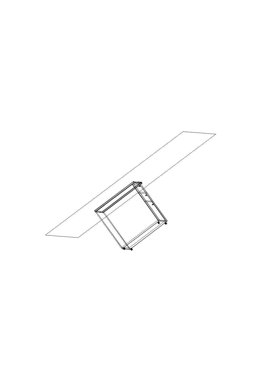某吊柜子CAD详细平立剖节点构造图
