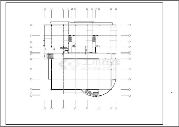 某乡村中学食堂扩建工程--建筑-图二