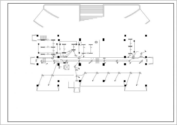 5280㎡二类高层办公楼全套电气全套CAD施工图纸_图1