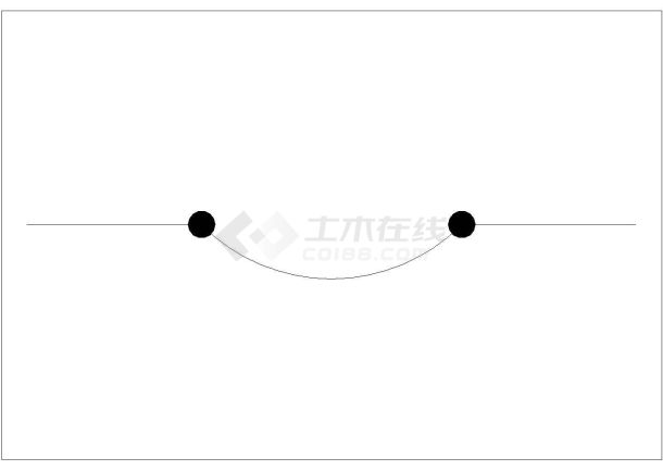 某柔性管路CAD构造节点施工图-图一