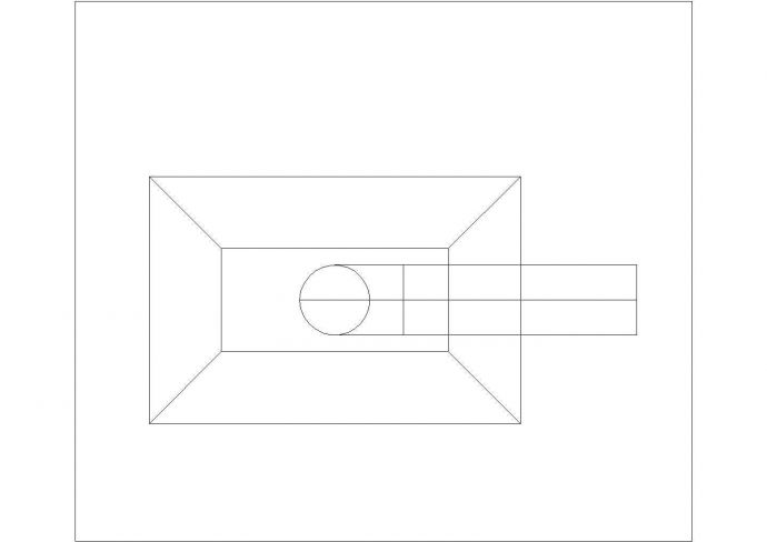 某风罩CAD详细构造平立剖节点图_图1