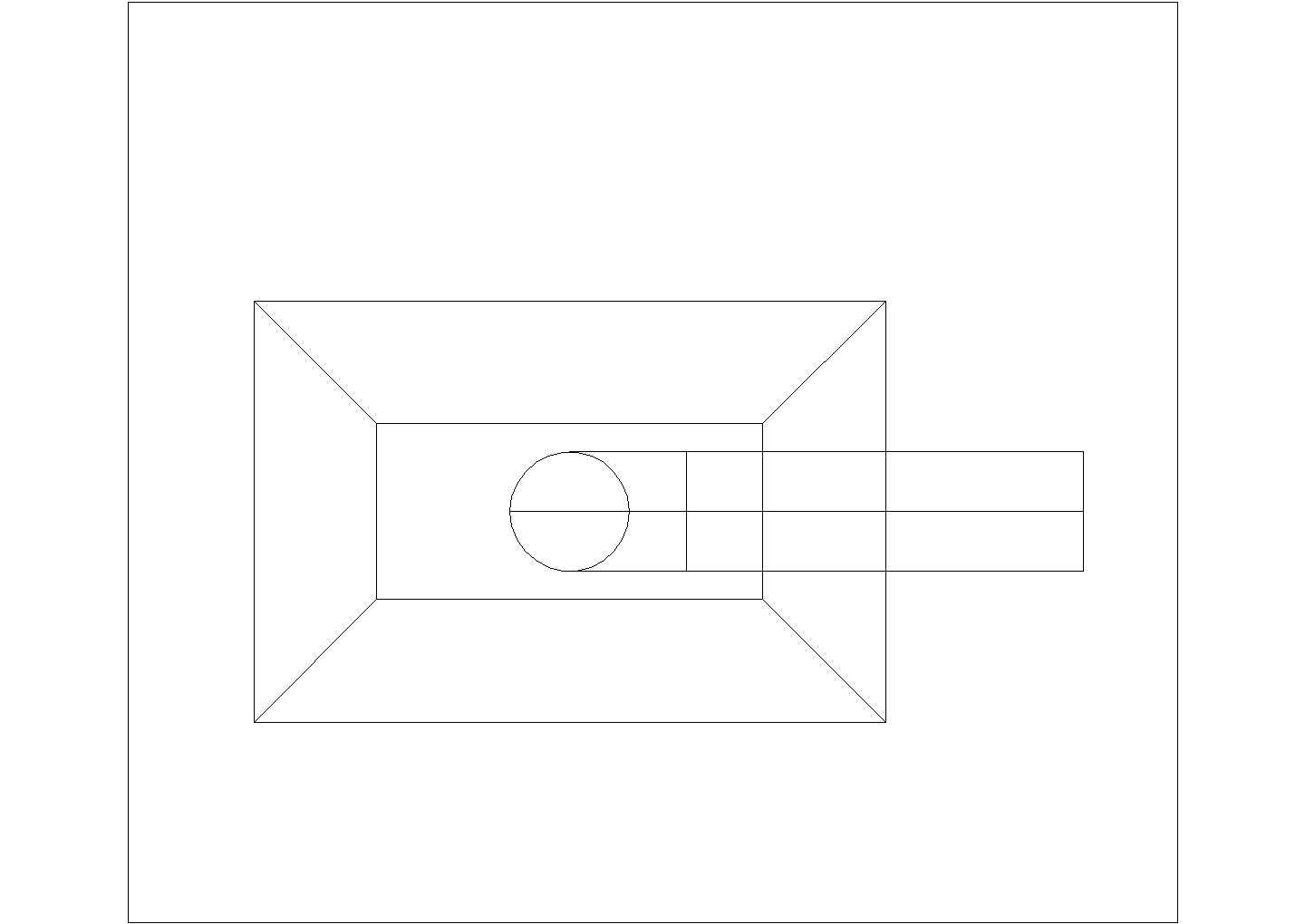 某风罩CAD详细构造平立剖节点图