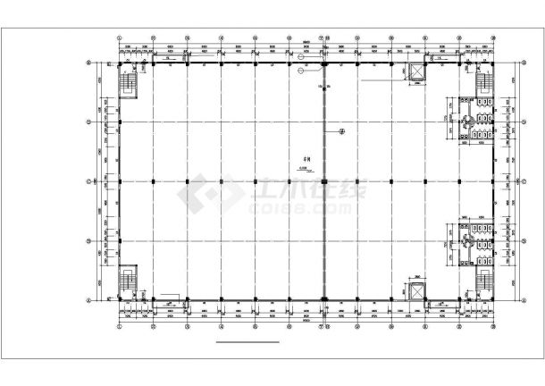 某二层车间建筑施工CAD图纸（共6张）-图二