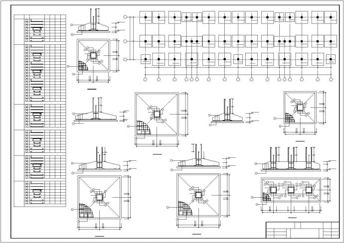 某3285平米五层框架住宅楼CAD完整详细设计结构总图_图1