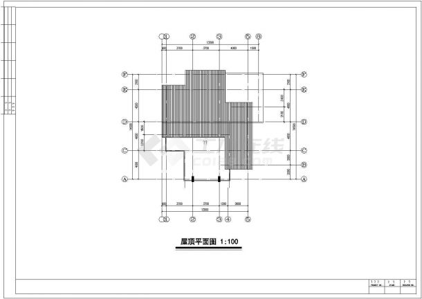 某四层11.4×14.6经典别墅CAD建筑设计施工图-图一