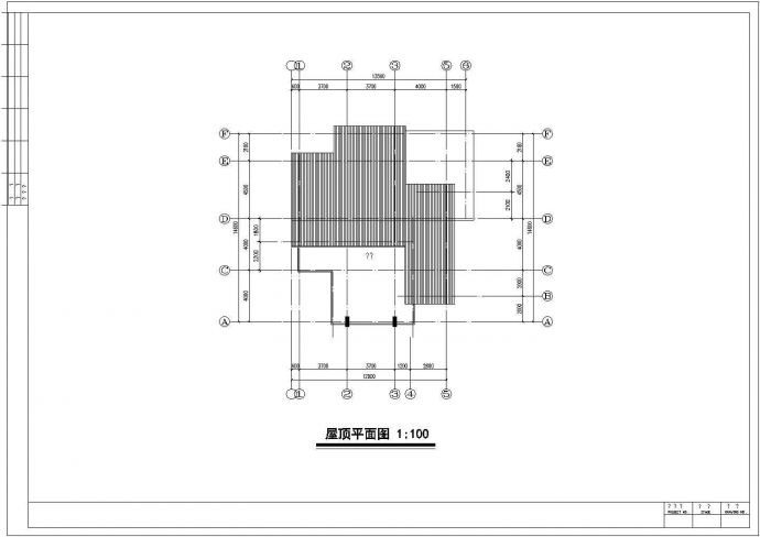 某四层11.4×14.6经典别墅CAD建筑设计施工图_图1