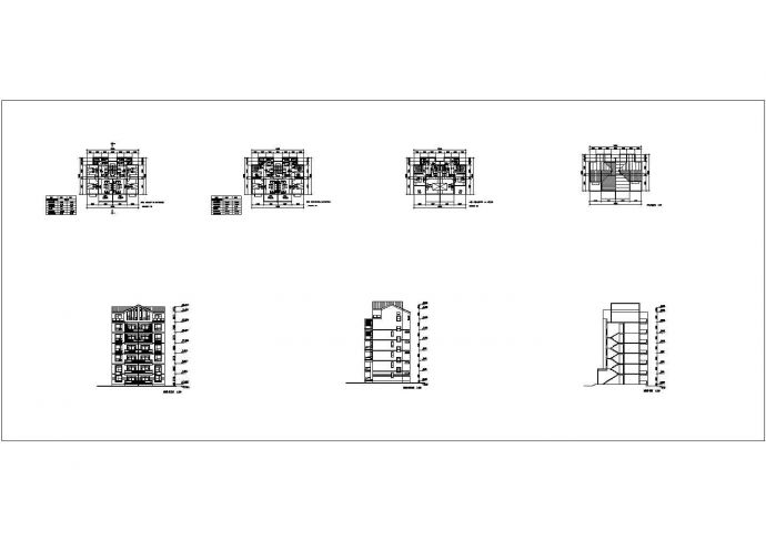 某住宅小区建筑CAD详细大样设计施工全套图_图1