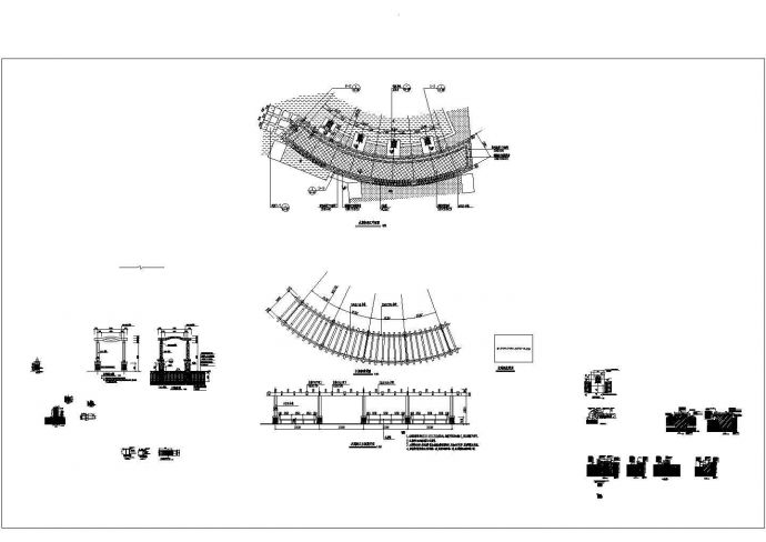 某空中花园景观CAD设计完整工程全套木廊架_图1