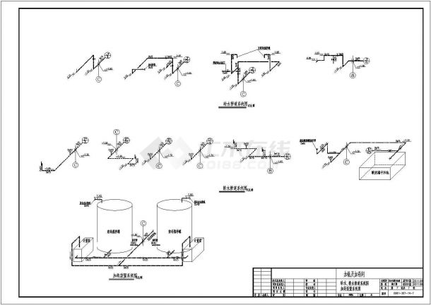 [河南]某市污水处理厂给排水管道系统图加药装置CAD系统图-图一