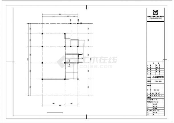 2层框架结构食堂结构施工图（人工挖孔桩）-图一