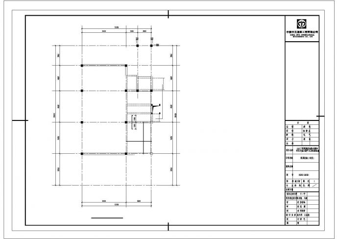 2层框架结构食堂结构施工图（人工挖孔桩）_图1