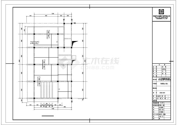 2层框架结构食堂结构施工图（人工挖孔桩）-图二