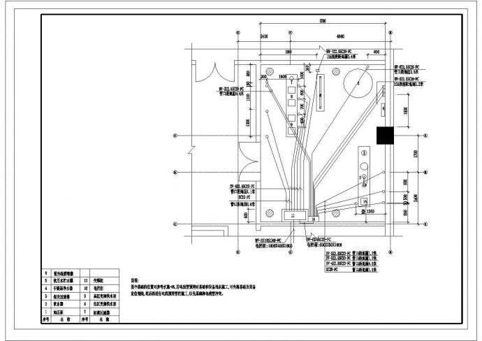 某北京直饮水机房CAD给排水构造设计全套图纸_图1