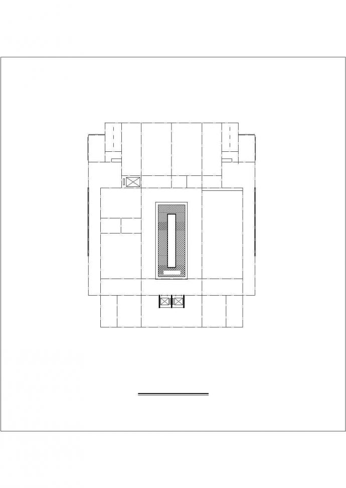 某市中心大酒店全套建筑设计CAD图纸（含效果图）_图1