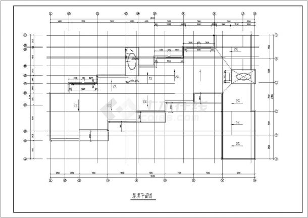 幼儿园设计_某小型三层幼儿园施工CAD图-图二