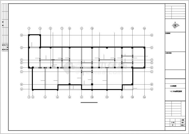 某地区双联框架结构别墅建筑结构施工图含效果图(设计说明）-图二
