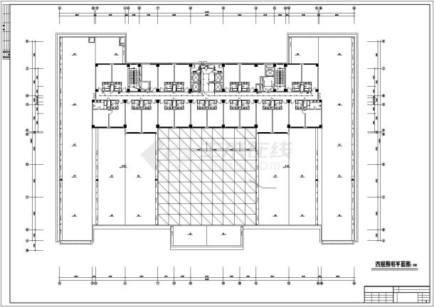 大连市某商业街16层框架结构商务大酒店全套电气系统设计CAD图纸-图二