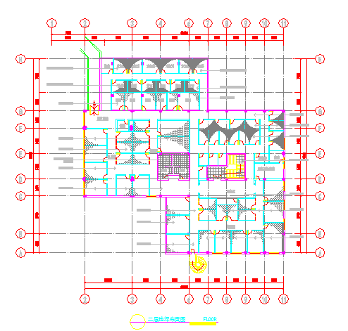 某大型浴场设计CAD大样详细施工地坪_图1