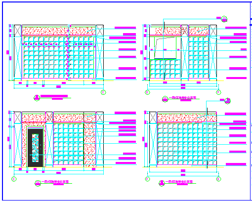 某桑拿洗浴中心CAD设计全套施工图换鞋处_图1