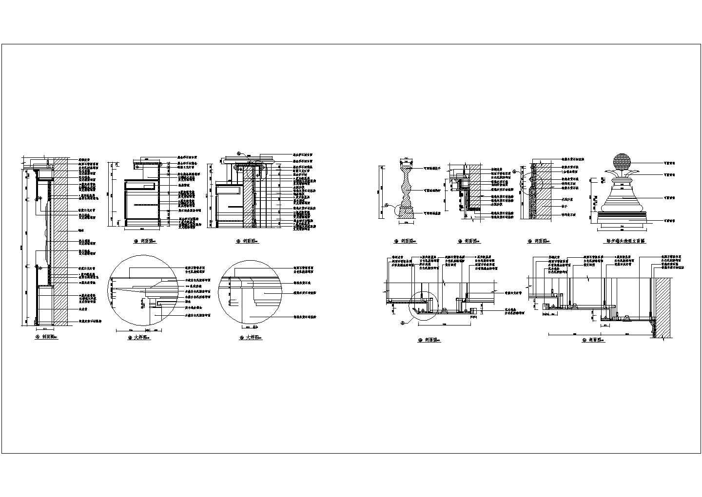 某宾馆CAD设计构造完整施工图