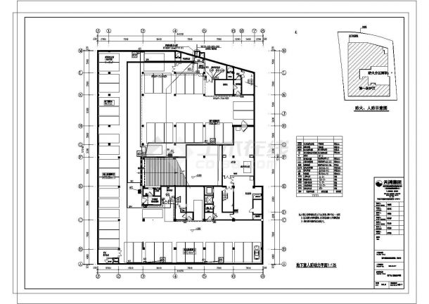 某街道社区十层服务中心菜市场建筑CAD设计施工套图-图一
