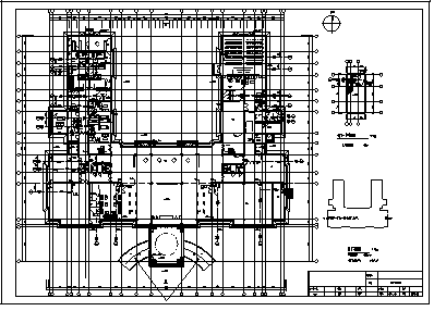 会所设计_某三层带地下室会所给排水施工cad图(含消防设计图)-图二