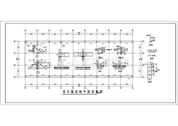 某大型排架厂房方案参考平面图-图二