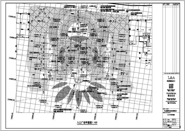 中山市朗晴轩启动区景观设计施工图-0平面-图一