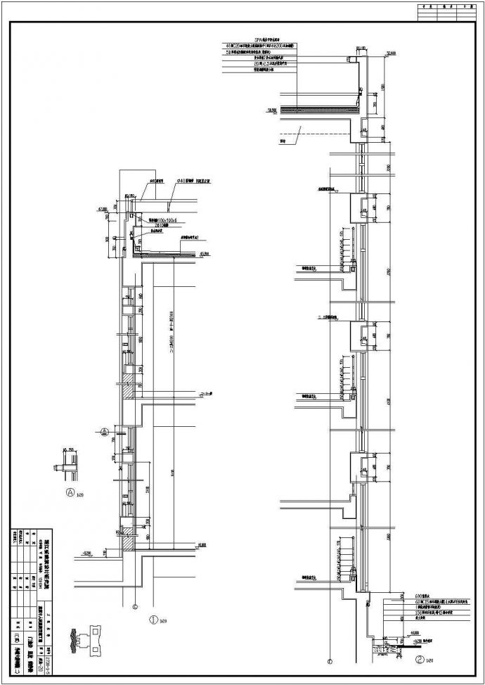 某医疗楼CAD构造详细设计图_图1